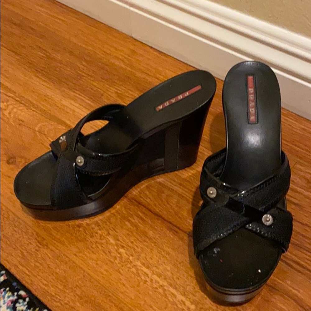 Prada wedge 37.5